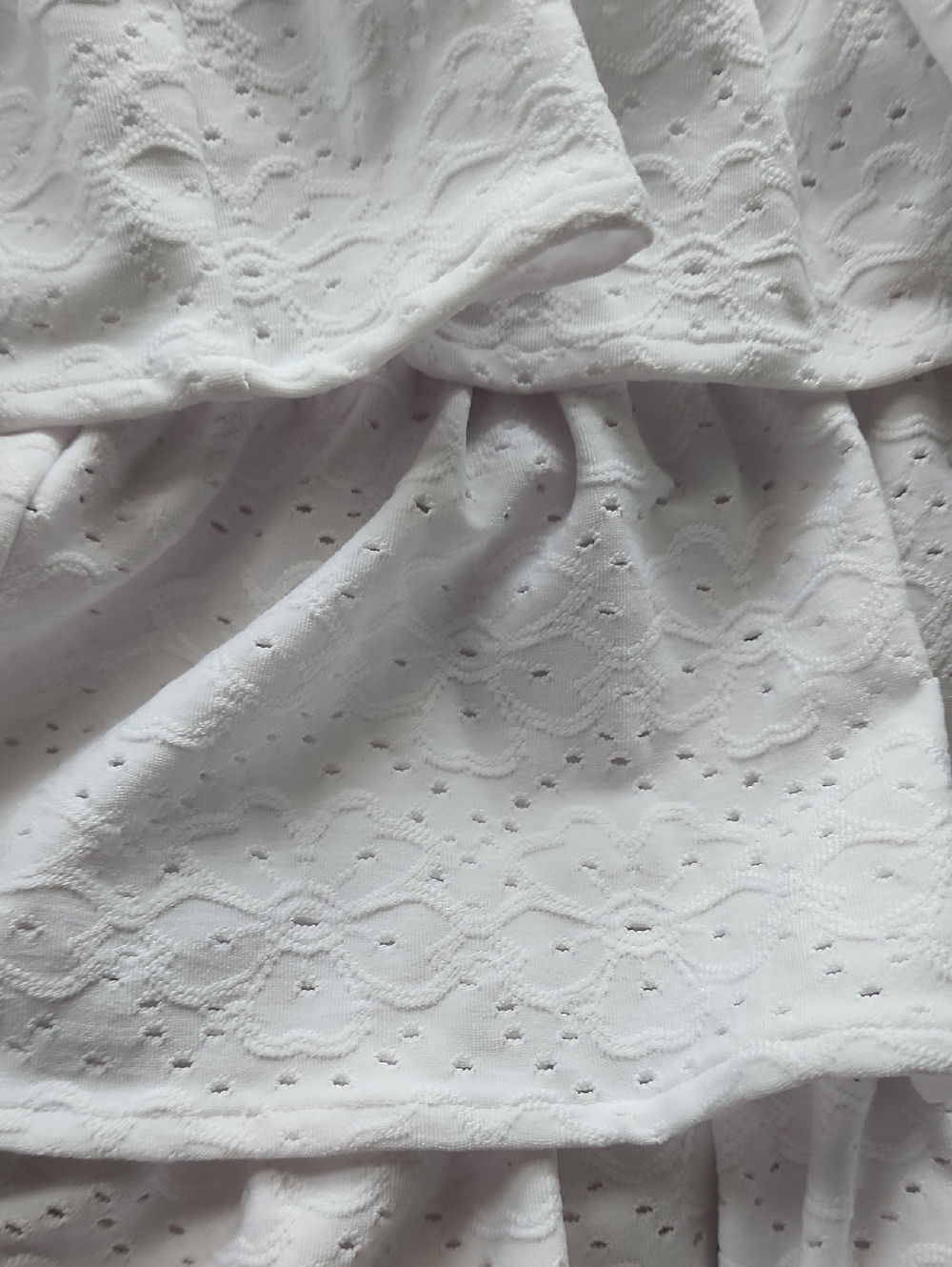 Michael Michael Kors Tiered Ruffle Eyelet Skirt - Picture 7 of 7